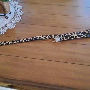 NWT Coach Leather Crossbody Strap Leopard Print Reversible CBQ18